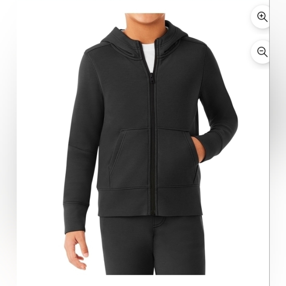 Member's Mark Boys Active Full Zip Jacket Hoodie Size S 6-7